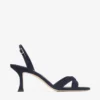 Elsy 70 Marine Suede Slingbacks