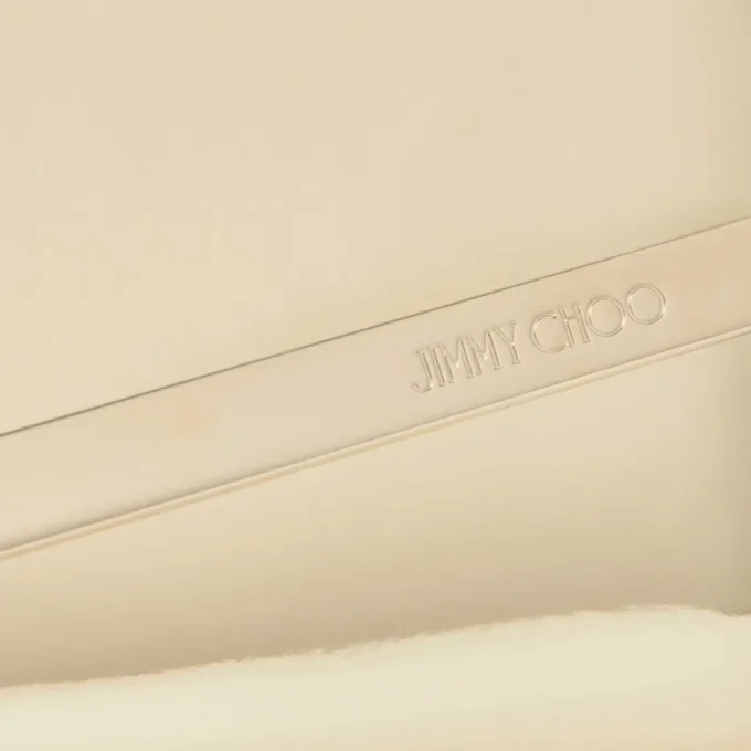 Emmie Gold Mirror Fabric Clutch Bag