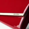 Emmie Ruby Red Patent Leather Clutch Bag