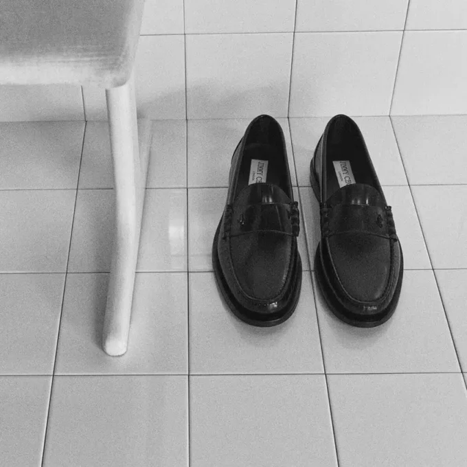 Ethan Loafer Black Box Calf Leather Loafer