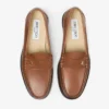 Ethan Loafer Tan Matt Brushed Leather Loafer