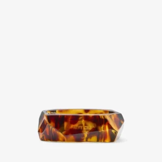 Faceted Bracelet Tortoiseshell Acrylic Faceted Bracelet