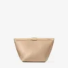 Ganache Chai Nappa Leather Clutch Bag