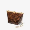 Ganache Transparent Tortoisehell Clutch Bag