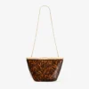 Ganache Transparent Tortoisehell Clutch Bag
