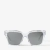Giava Crystal Glitter Square Sunglasses