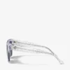 Giava Crystal Glitter Square Sunglasses