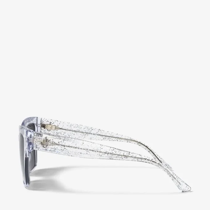 Giava Crystal Glitter Square Sunglasses