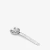 Hair Slide Silver-Finish Crystal Hair Slide