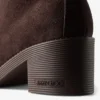 Hali Ankle Boot 60 Chocolate Velvet Suede Ankle Boot with Shearling