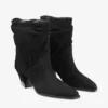 Hart Ankle Boot 60 Black Velvet Suede Ankle Boots