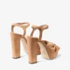 Heloise 120 Toffee Suede Platform Sandals