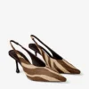 Isa 80 Chocolate Zebra Printed Pony Pumps
