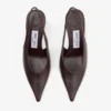 Isa 80 Deep Merlot Calf Leather Pumps
