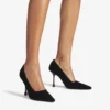 Ixia 95 Black Velvet Pumps