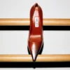 Ixia 95 Cognac Sprayed Spazzolato Leather Pumps