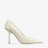 Ixia 95 Latte Patent Leather Pumps