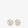 Jc Pearl Studs Gold-Finish Metal Jc Pearl Stud Earrings
