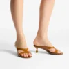 Jelly Drop 50 Amber Jelly Sandals
