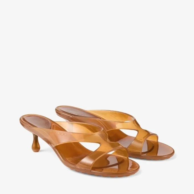 Jelly Drop 50 Amber Jelly Sandals