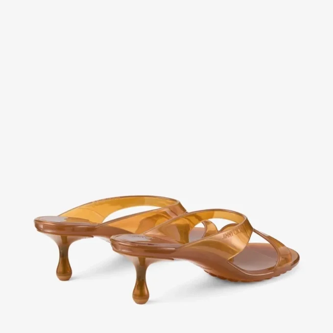 Jelly Drop 50 Amber Jelly Sandals