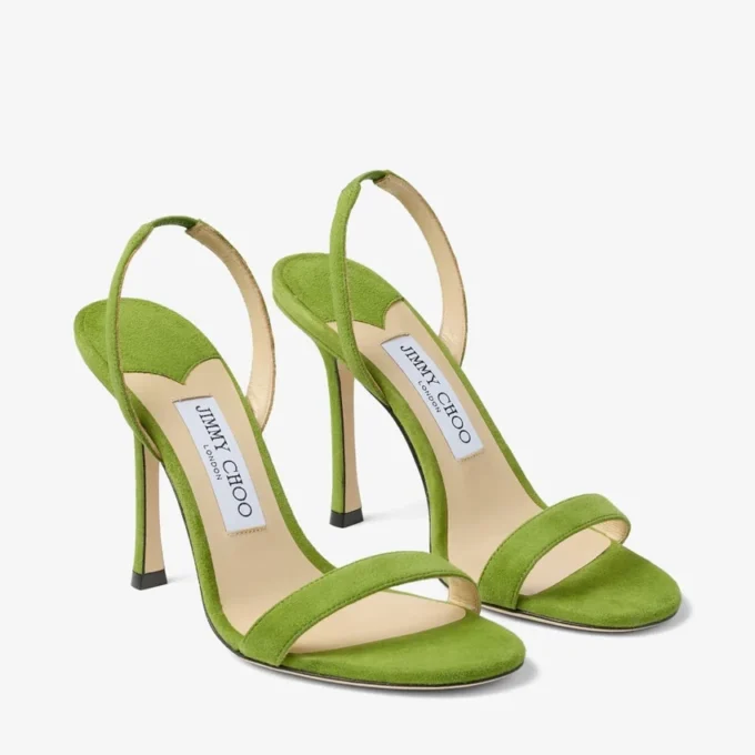 Jenn 100 Clover Suede Sandals
