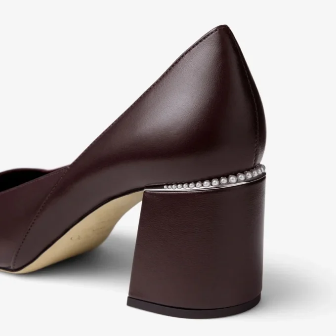 Jenson 65 Deep Merlot Patent Leather Nappa Pumps