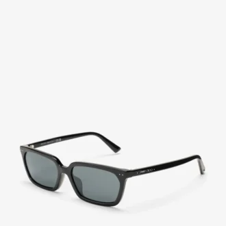 Josi Black Rectangular Sunglasses