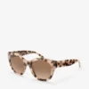 Kati Pink Havana Round Sunglasses