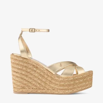 korra 100 gold metallic nappa leather wedges 1 330x330 - Korra 100 Gold Metallic Nappa Leather Wedges