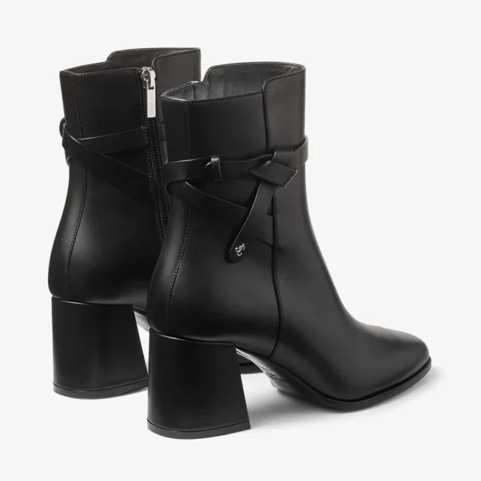 Lawton Ankle Boot 65 Black Calf Leather Ankle Boot