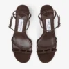 Leo 65 Chocolate Suede Sandal