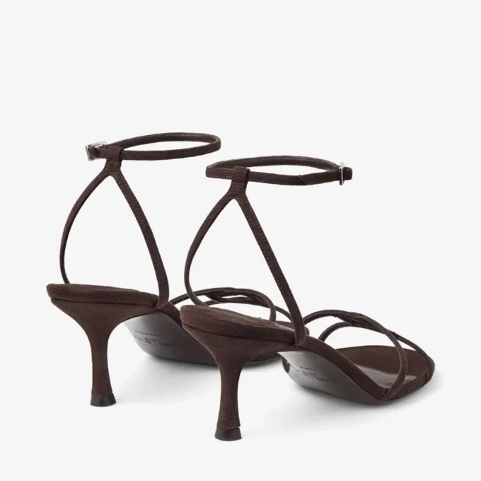 Leo 65 Chocolate Suede Sandal