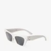 Lou Milk and Grey Acetate Cat-Eye Sunglasses