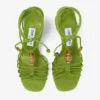Lova Wedge 85 Clover Mix Suede Wedges with Beads