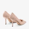 Love Mesh 85 Macaron Satin with Ruched Tulle Pumps