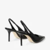 Love  Sling Back 85 Black Calf Leather Slingbacks
