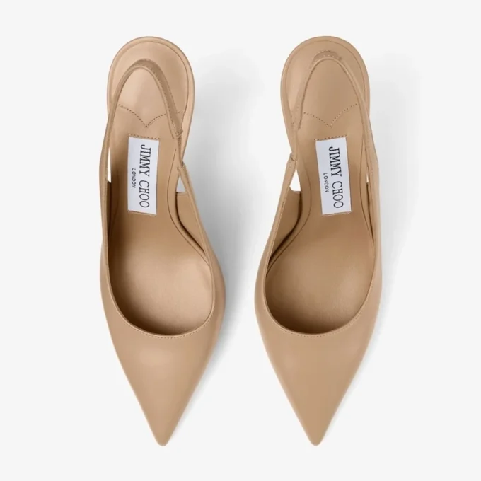 Love  Sling Back 85 Chai Calf Leather Slingbacks