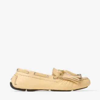 Manon F Corn Elaphe Printed Leather Loafers