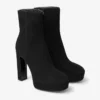 Marene Ankle Boot 120 Black Suede Ankle Boots