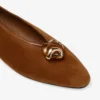Margot Flat Tan Suede Flats