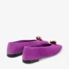 Margot Flat Violet Orchid Suede Flats