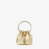 Micro Bon Bon Gold Metallic Nappa Mini Bag