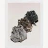 Micro Bon Bon Silver Crystal Mesh Bag with Metal Handle
