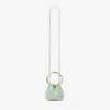 Micro Bon Bon Verde Satin and Jimmy Choo Lace Mini Bucket Bag