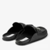 Milo Mule Black Calf Leather Backless Mule