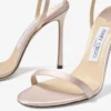Minny 110 Rosa Satin Sandal