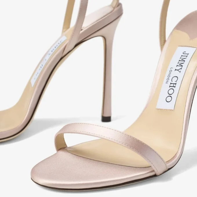 Minny 110 Rosa Satin Sandal