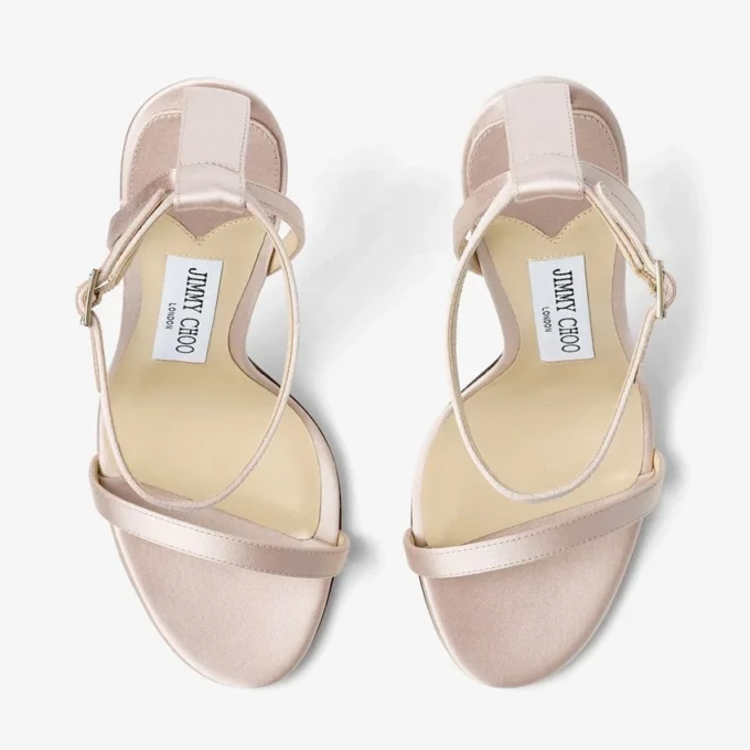Minny 110 Rosa Satin Sandal