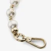 Multipearl Strap Charm Latte Jc Pearl Charm with Beads